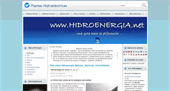 Desktop Screenshot of hidroelectricas.net