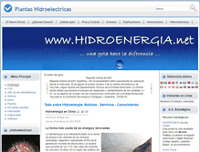 Tablet Screenshot of hidroelectricas.net